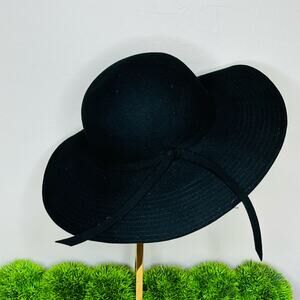 Brooklyn Hat Company Steph Felt Floppy Hat Black